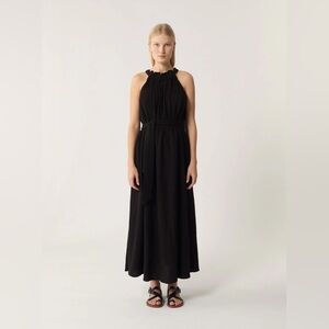 Soeur Ponza Black Maxi Halter Dress 38 6